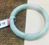 Natural Light Green Jadeite Bracelet 54-62mm Female A Class Certified