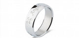Stainless Steel Lucky Clover Love Couple Rings