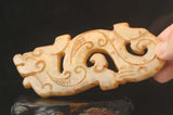 Natural Jade Hand Carved Dragon Pendant