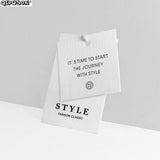 Custom Foil Hang Tag Printing for Kids Clothes