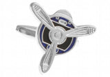Brass Propeller Cufflinks for Men