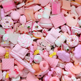 10-30MM 200Pcs Mix Styles Food Play Cake Cream Phone Diy Jewelry Findings