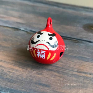 10pcs/set 18mm Daruma Omamori Brass Bell Pendant Charms DIY Material