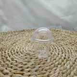 25pcs Clear Parfait Cups Plastic Food Deco Part