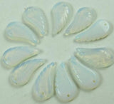 20pcs Natural Stone Wings Pendant Jewelry