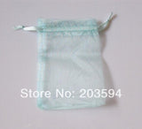 100pcs Mix Colors Organza Bags 9*12cm Wedding Gift Bags