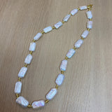 Baroque Pearl Necklace Natural Freshwater Choker Boho Wedding Jewelry