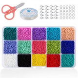 24 Grids Glass Bead Seed Beads Colorful Jelly Combo for Jewelry Making