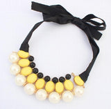 European Silk Pearl Necklace Bead Chain Jewelry
