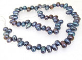 5x7mm Freshwater Pearl Beads 14in DIY Necklace LS3-079