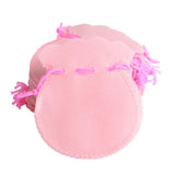 100pcs Mix-Color Round Velvet Drawstring Ring Jewelry Bag & Pouches