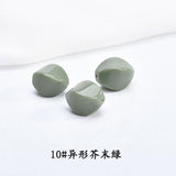 50pcs 3D Acrylic Beads for DIY Jewelry - Earrings & Necklaces Findings