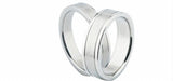 Stainless Steel & Titanium Couple Rings