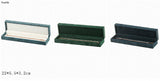 Navy Green Velvet Earring Ring Pendant Jewelry Package Box