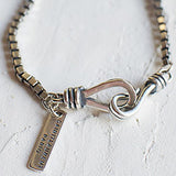 925 Silver Antique Box Chain Fine Jewelry for Women