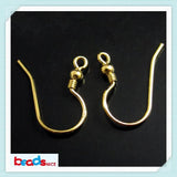 925 Silver Earring with 14K Finish