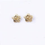 10pcs 18mm Crystal Rhinestone Enamel Pearl Flowers DIY Jewelry Accessories