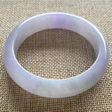 Natural Burmese Jade Light Purple Bracelet Princess Jewelry
