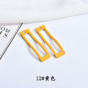 40pcs Alloy Rectangle Charms for Earrings DIY Jewelry