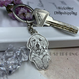 Personalized Pet Keychain with Photo Engraving
