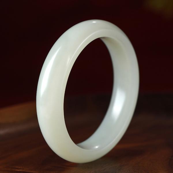 Natural Hetian Jade 54mm-64mm Bracelet for Mom and Girlfriend