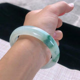 Burmese Jadeite Two-color Bracelet Princess Jewelry for Mom and Girlfriend