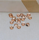 18k Gold Spacer Bead Stamp AU750 for Jewelry Making