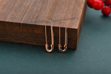 585 Rose Metal Brooch Earrings Cartilage Dangle Jewelry