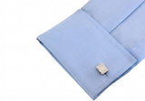 Men's Silver Photo Frame Style Cuff Links