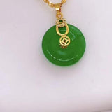 European Party Birthday Gift Buddha Zircon 24KT Pendant