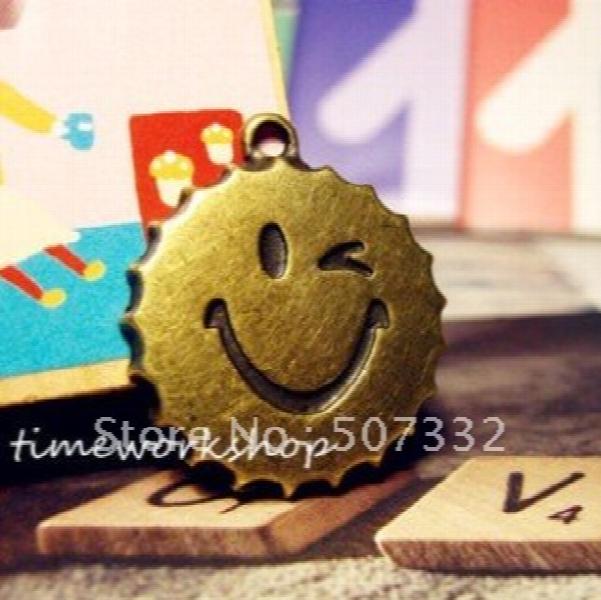 Zakka Beaded Materials 25MM Smiley Beer Cap