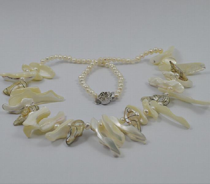 AA Classic Pearl Necklace 4-30mm Multicolor Freshwaer Pearls