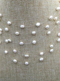 6-7MM Rice Freshwater Pearl Necklace Wedding Love Mothers Gift