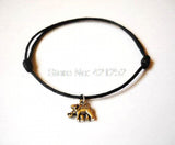 10 Pairs Elephant Anklet Adjustable Leather Anklet