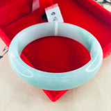 Zheru Jadeite Bracelet 52-61mm Natural Light Female Gift Cert