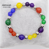 Chakra Bracelet Natural Stone for Woman Man Protective