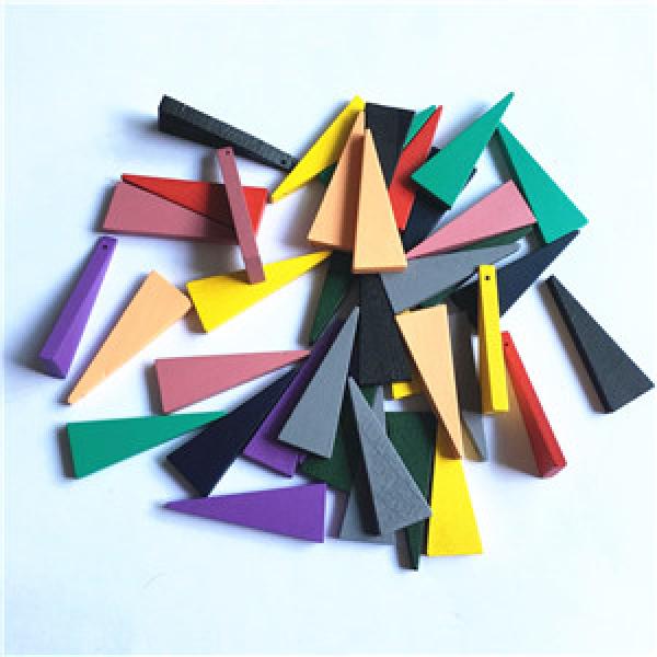 200pcs Triangle Wood Charm for Jewelry Making DIY