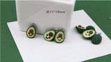 11*18mm Smiley/Fruit Shaped Resin Charms 40pcs DIY Earrings/Necklace Pendant