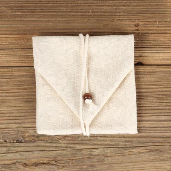 Small Linen Gift Bags for Jewelry Bracelet Ring Storage 2pcs/lot