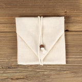 Small Linen Gift Bags for Jewelry Bracelet Ring Storage 2pcs/lot