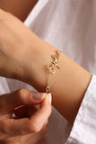 Custom Name Bracelet with Birthstone