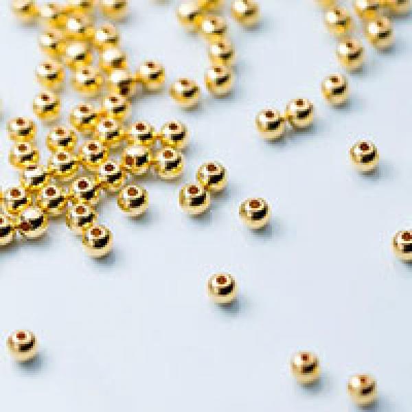 15pcs Real 925 Sterling Silver Small Bead Round Charms DIY Accessories