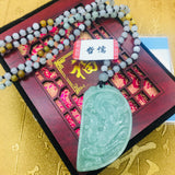 JADESt Heart-shaped Dragon & Phoenix Pair Pendant Necklace