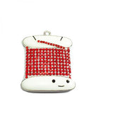 10pcs/lot Bobbin Cards Rhinestone Pendants For Chunky Necklace