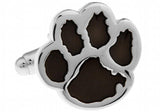 Men Bear Paw Cufflinks Red Copper Novelty Animal