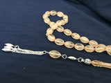 Colorful Amber 925 Silver Tassels Rosary Teasbeh Rosary Chapel Rozenkrans