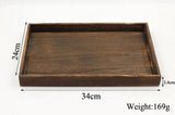 Vintage Wooden Jewelry Tray Organizer Storage Plate