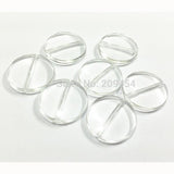Acrylic Flat Coin Disc Beads for Kids Jewelry - Transparent/Solid - Shipment