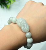 Jadeite Pixiu Bracelet Natural Jade Lady Bracelet