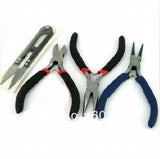 4pcs Jewelry Pliers Set, Ferronickel End-Cutting Plier